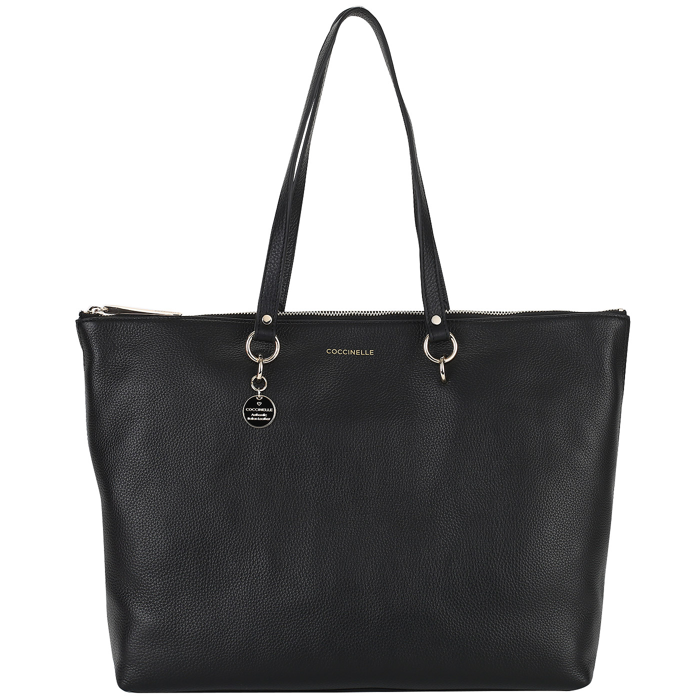 Coccinelle Черная кожаная сумка