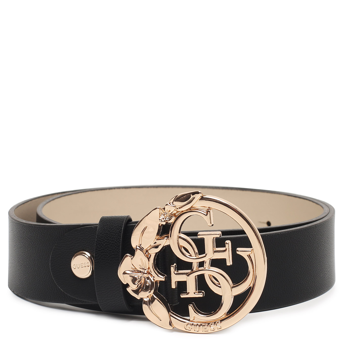 Guess Ремень из гладкой кожи