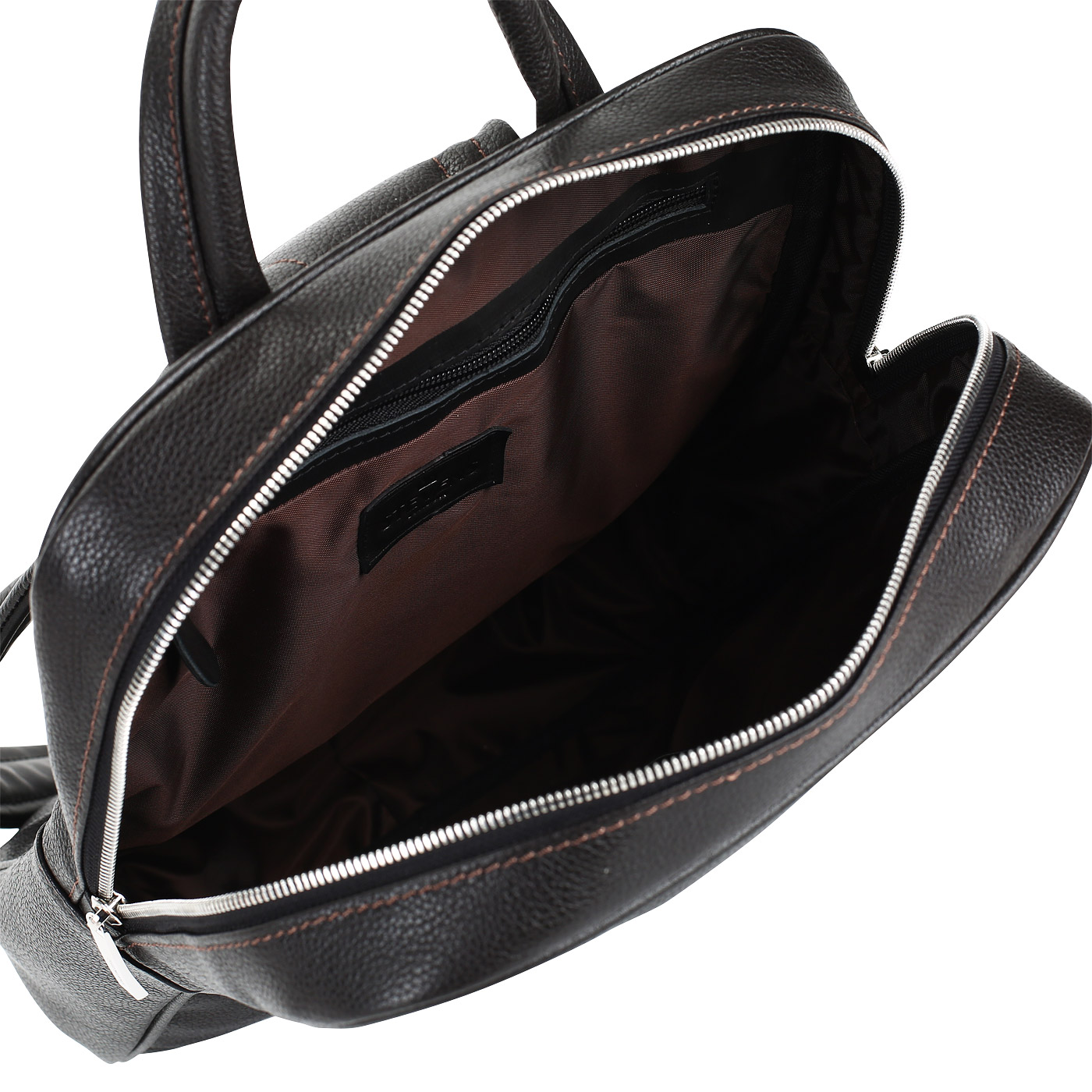 Кожаный мужской рюкзак с эргономичными лямками Stevens 