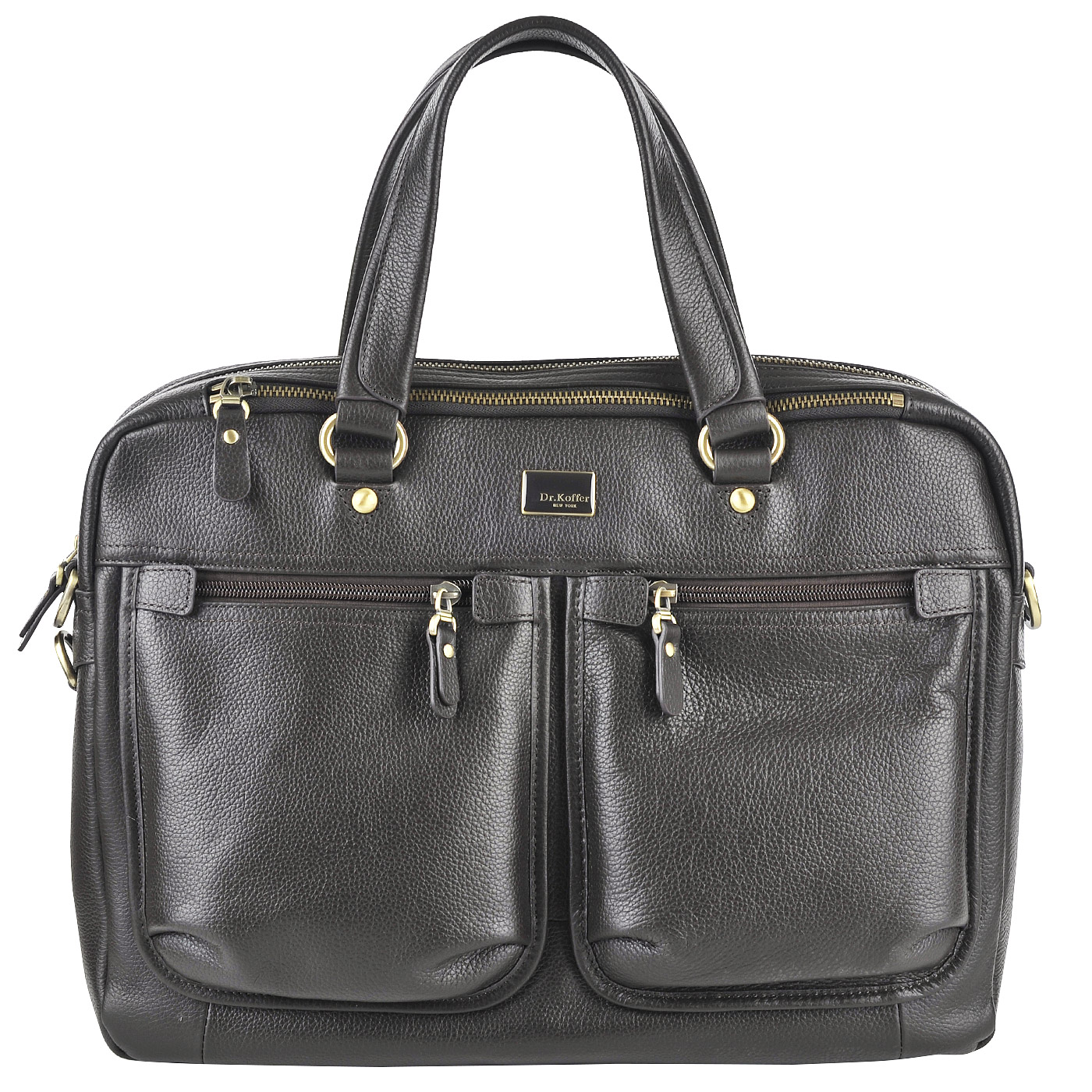 Dr. Koffer Мужская кожаная деловая сумка