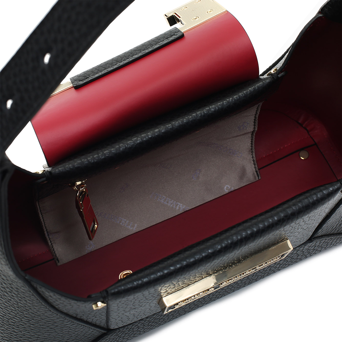 Кожаная сумка Carlo Salvatelli Marta cervino