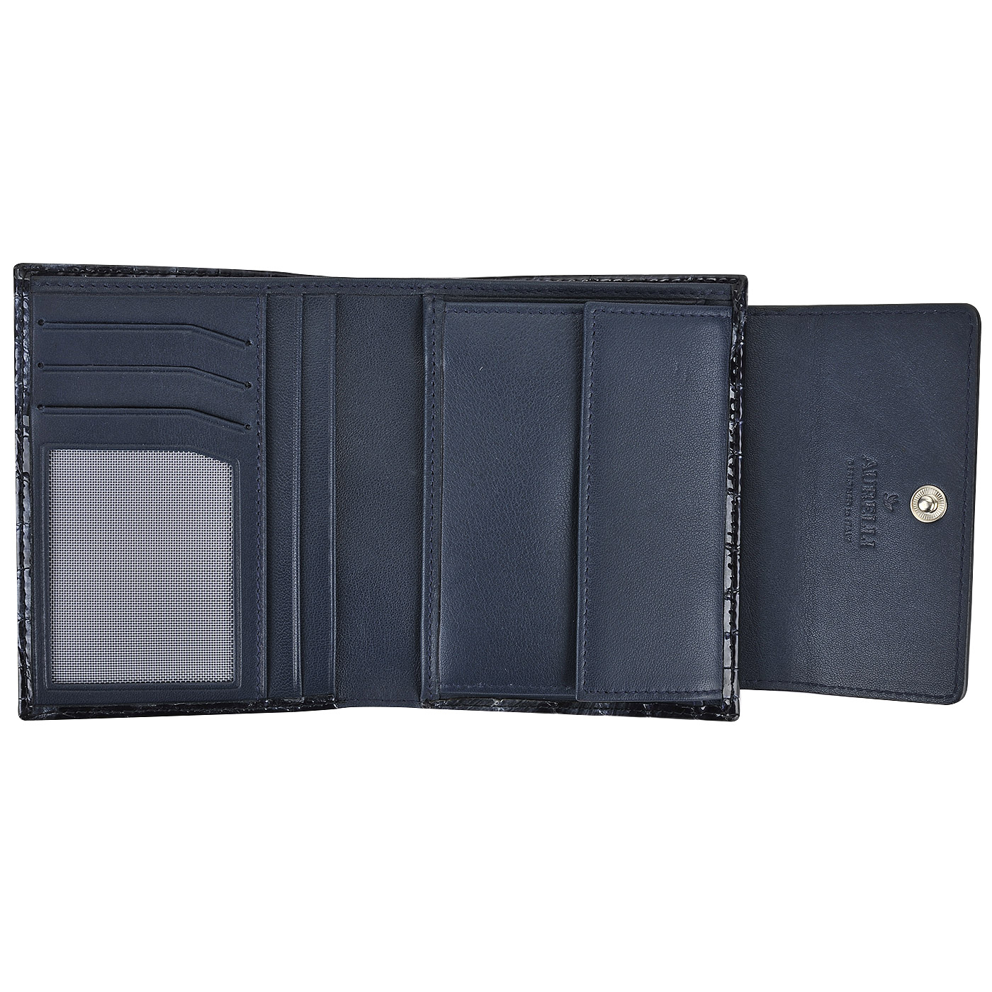 Женское портмоне с отделкой под крокодиловую кожу Aurelli Divine