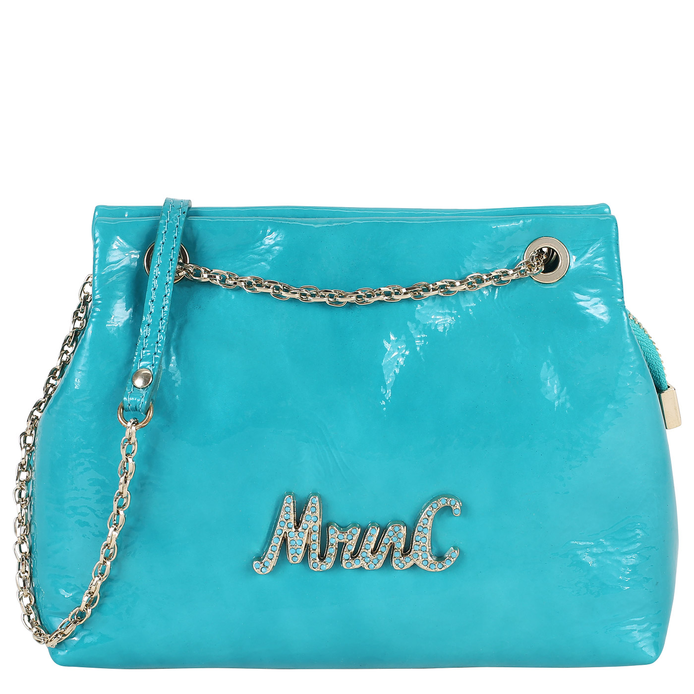 Marina Creazioni Кожаная сумка с цепочкой