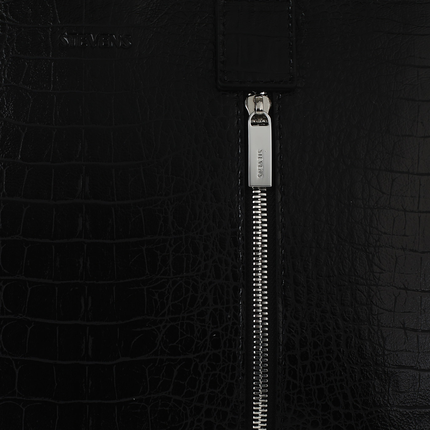 Деловая сумка с отделкой под крокодиловую кожу Stevens 