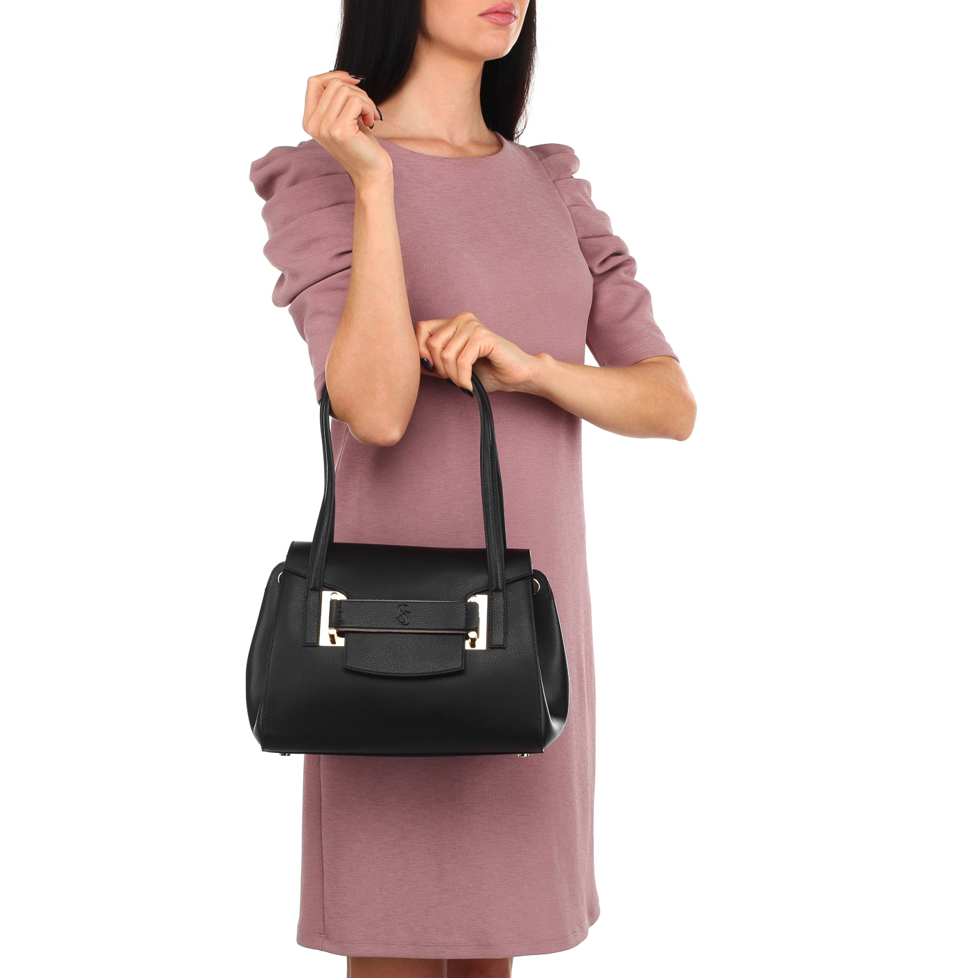 Кожаная сумка с откидным клапаном Carlo Salvatelli Lord