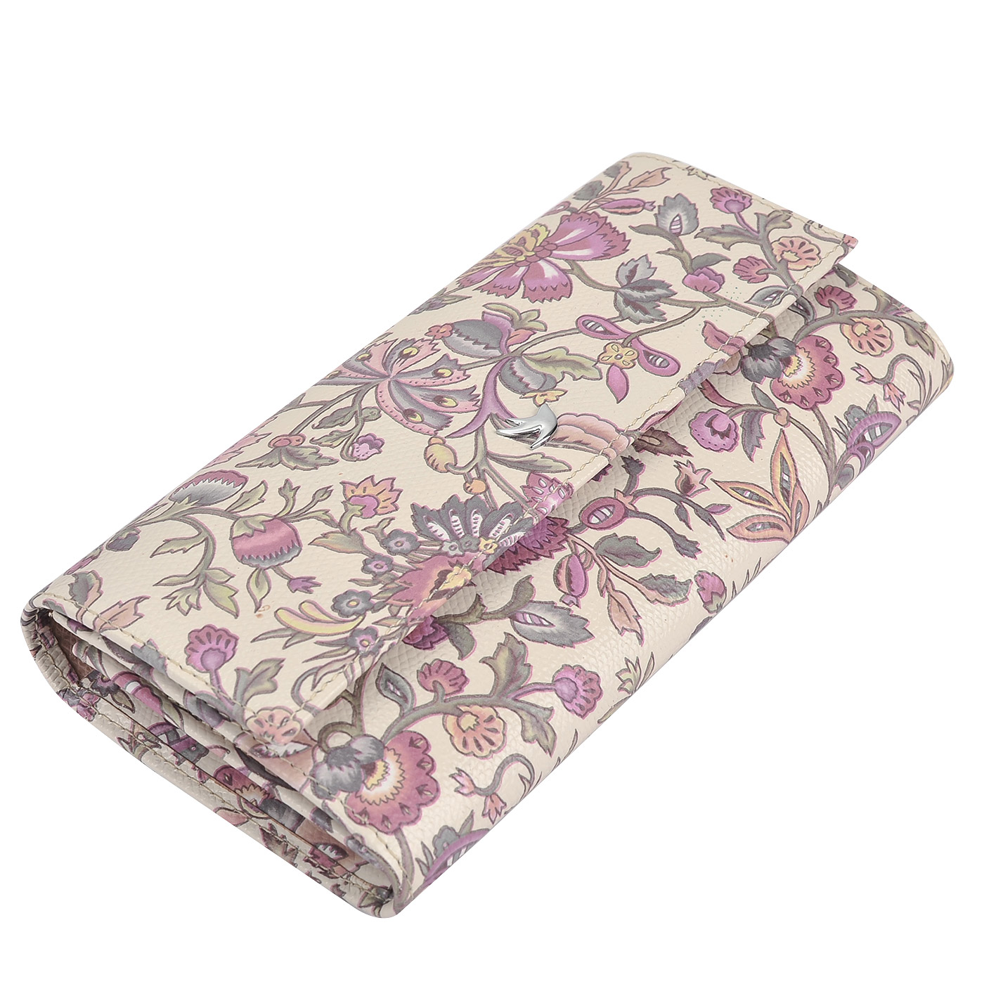 Женское кожаное портмоне с принтом Aurelli Alma fiore