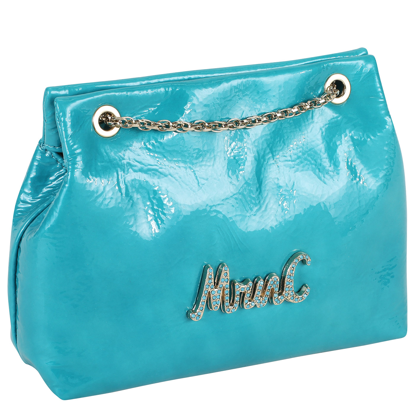 Кожаная сумка с цепочкой Marina Creazioni X1010 STRASS