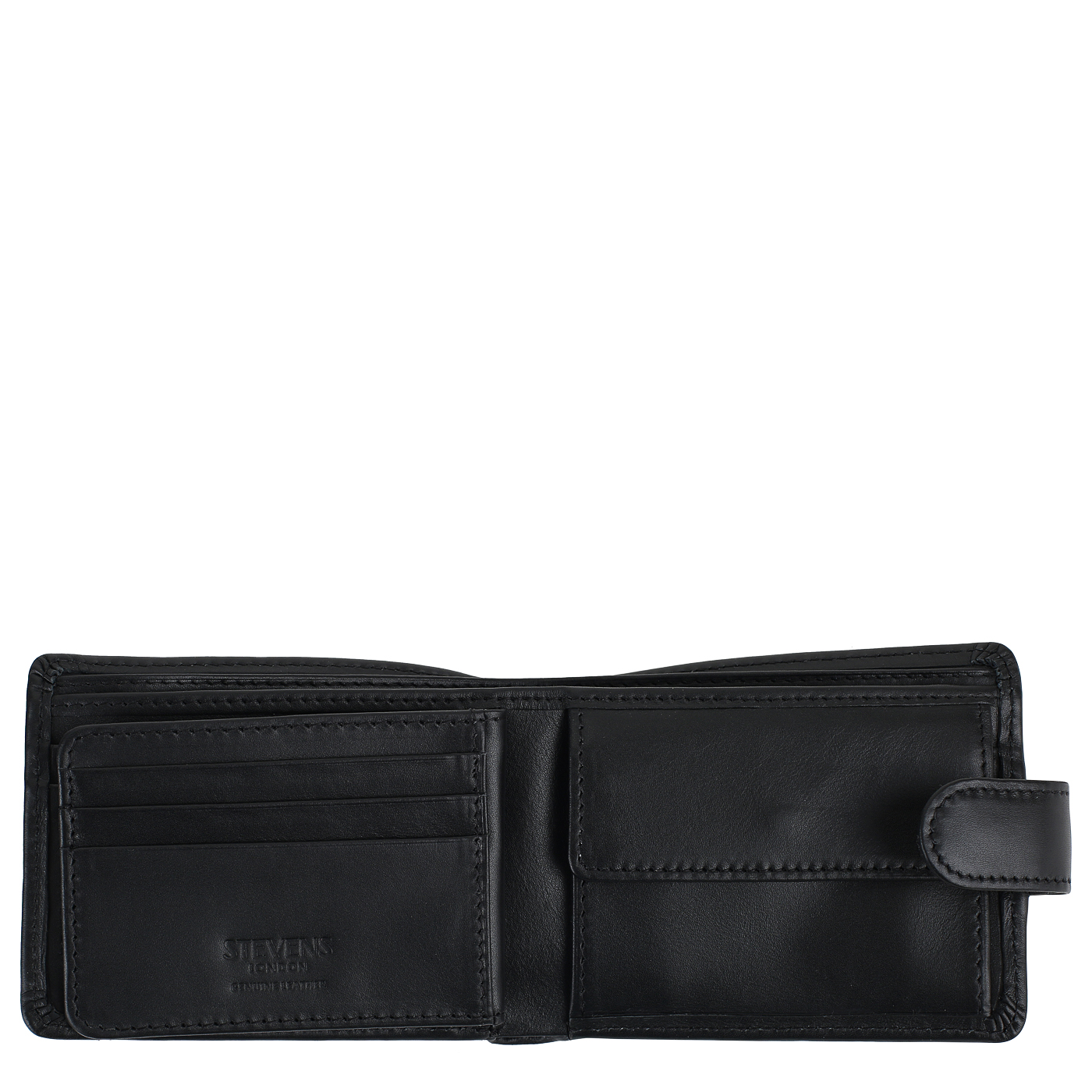 Компактное портмоне из натуральной кожи Stevens 