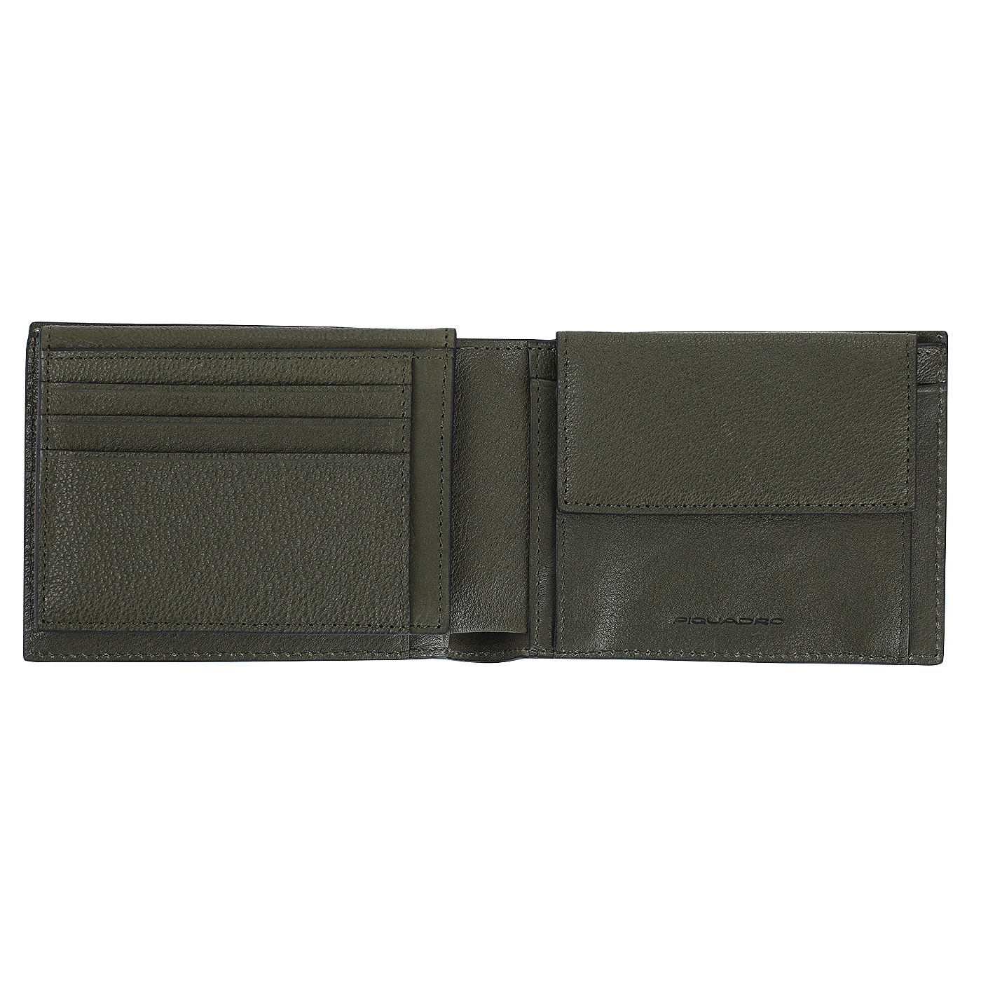 Компактное портмоне из кожи Piquadro Black square