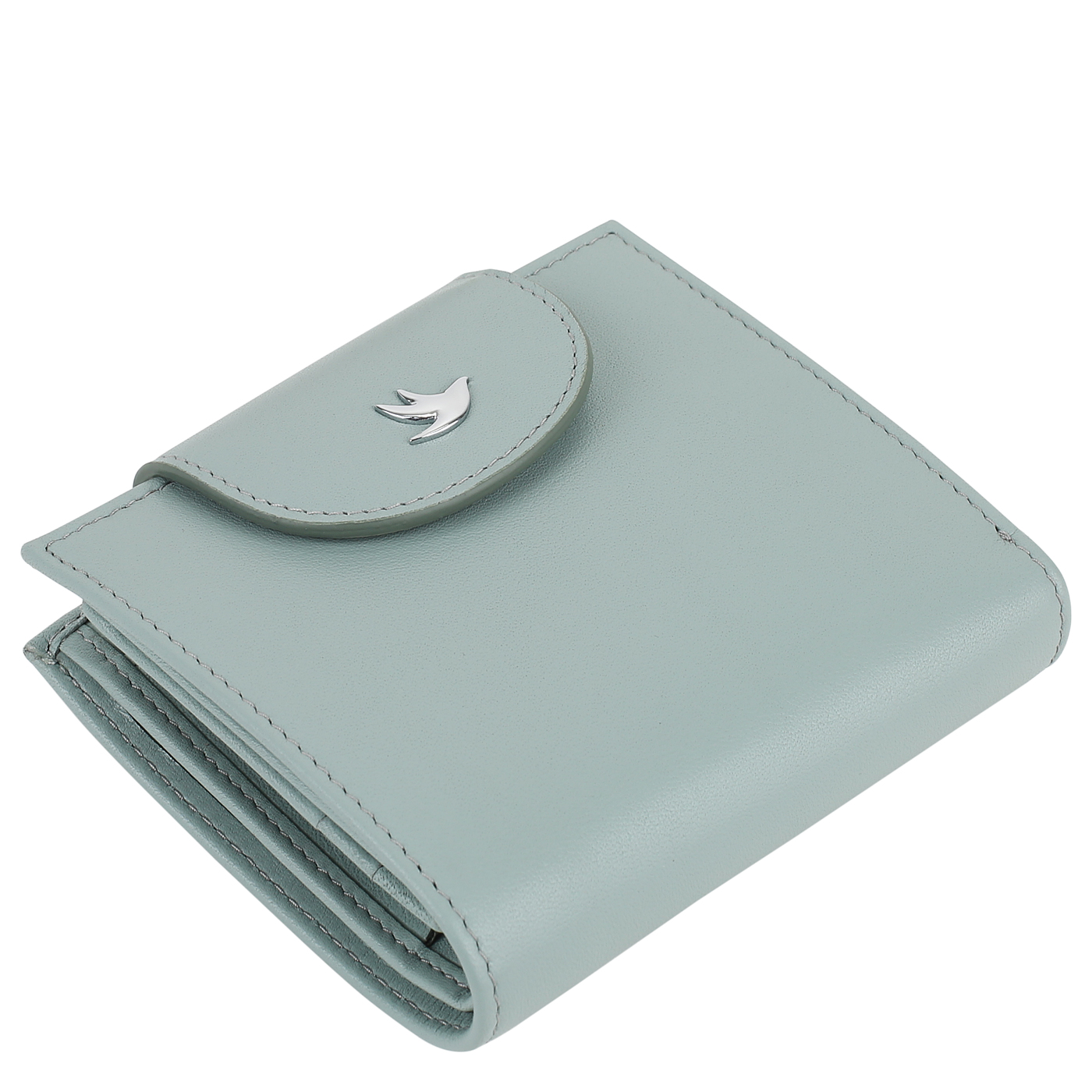 Кошелек складной на кнопке Aurelli Ocean