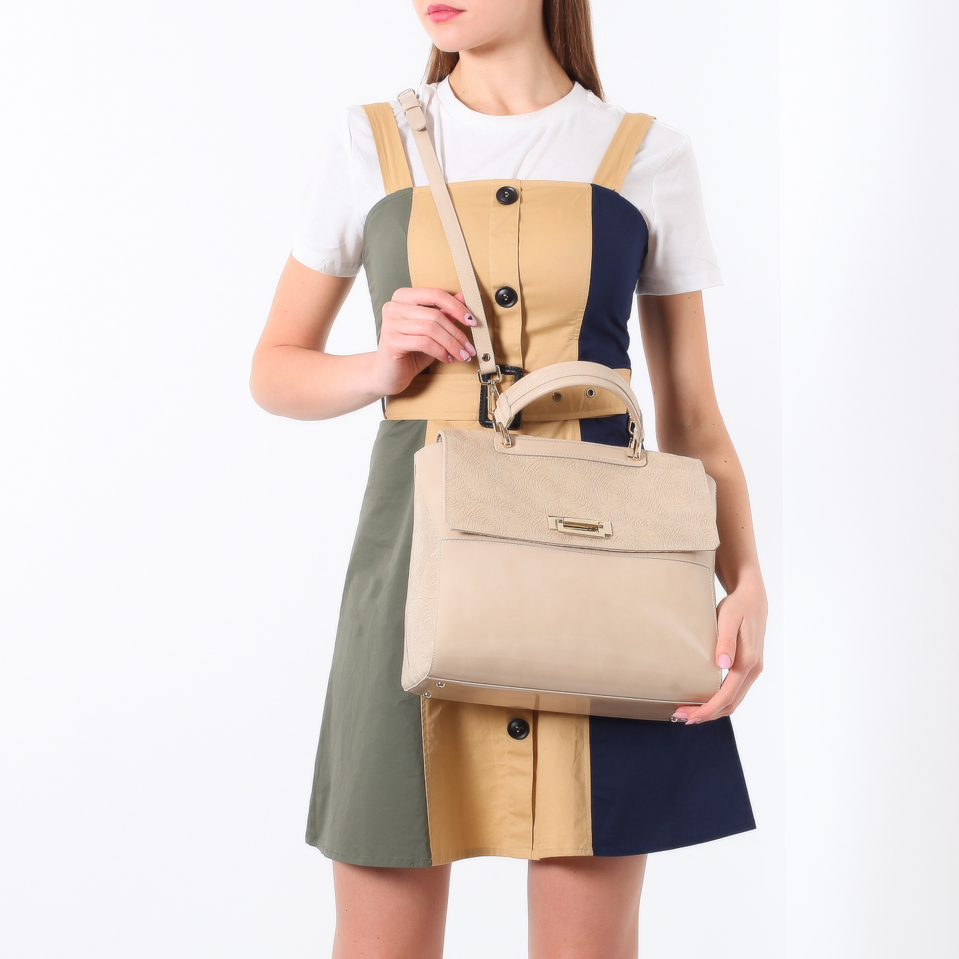 Сумка с глянцем Aurelli 