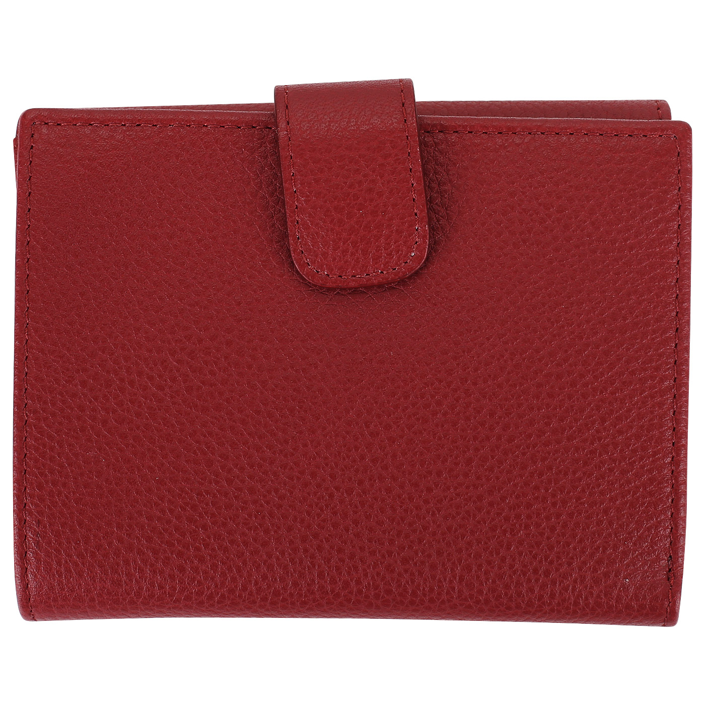 Красный кожаный кошелек Aurelli Felicie