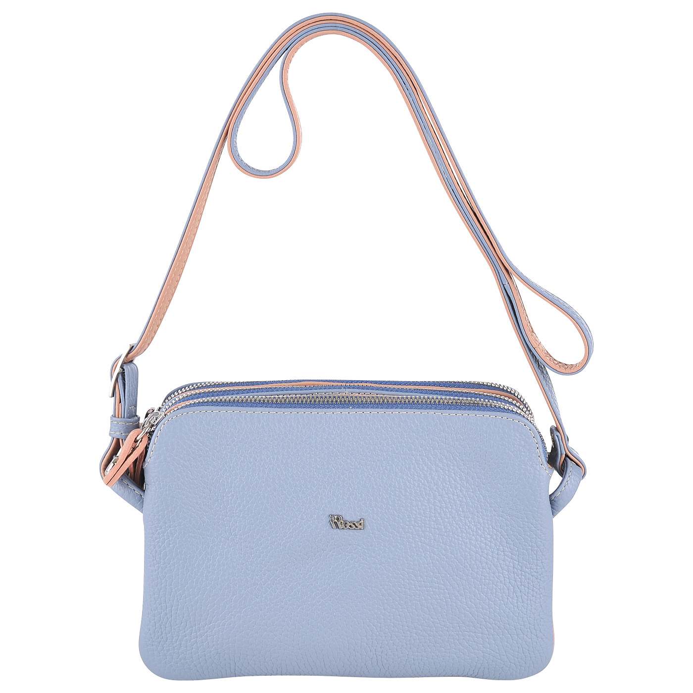 Bruno Rossi Женская кожаная сумка через плечо