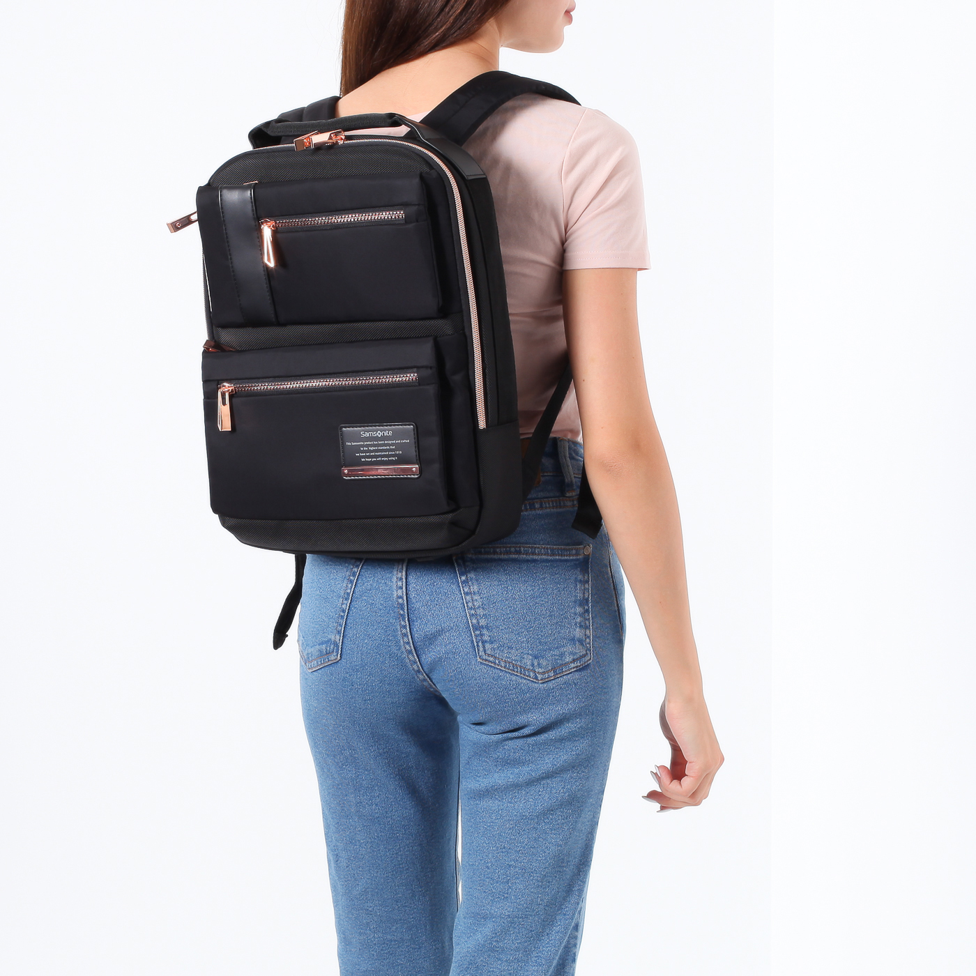 Рюкзак для ноутбука с креплением на ручку чемодана Samsonite Openroad Lady