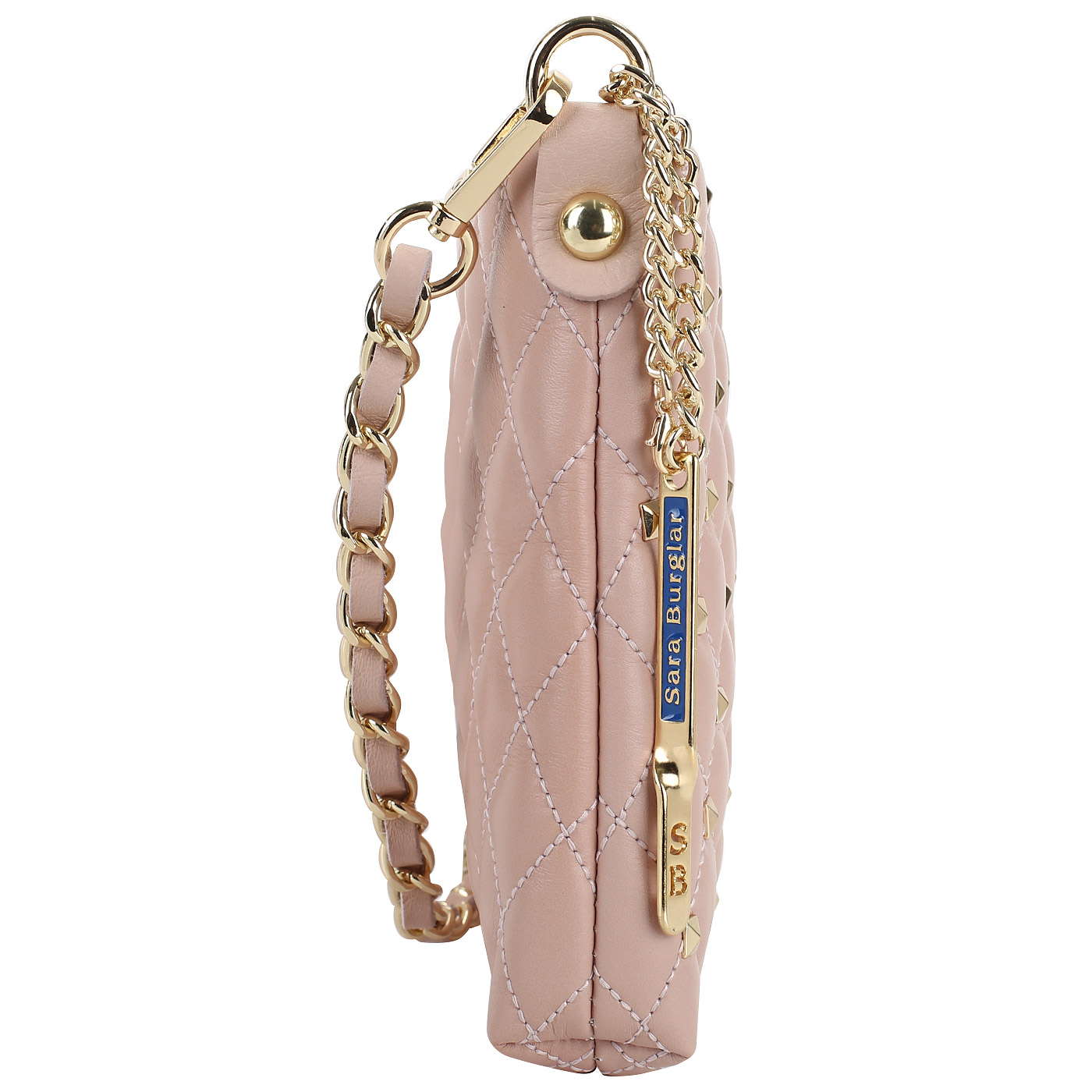 Стеганая сумочка на молнии Sara Burglar Nelly Star