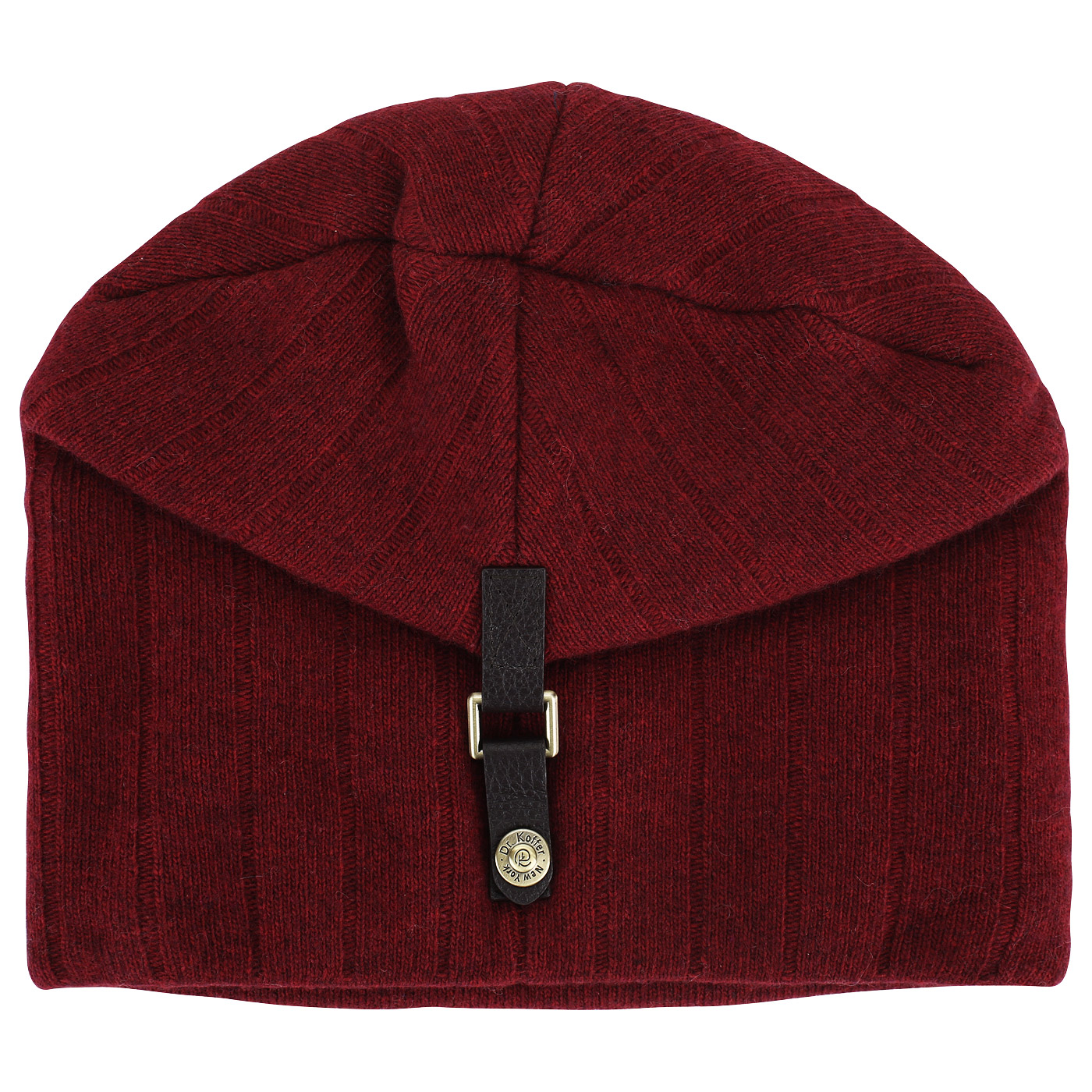 Бордовая шапка Dr. Koffer 