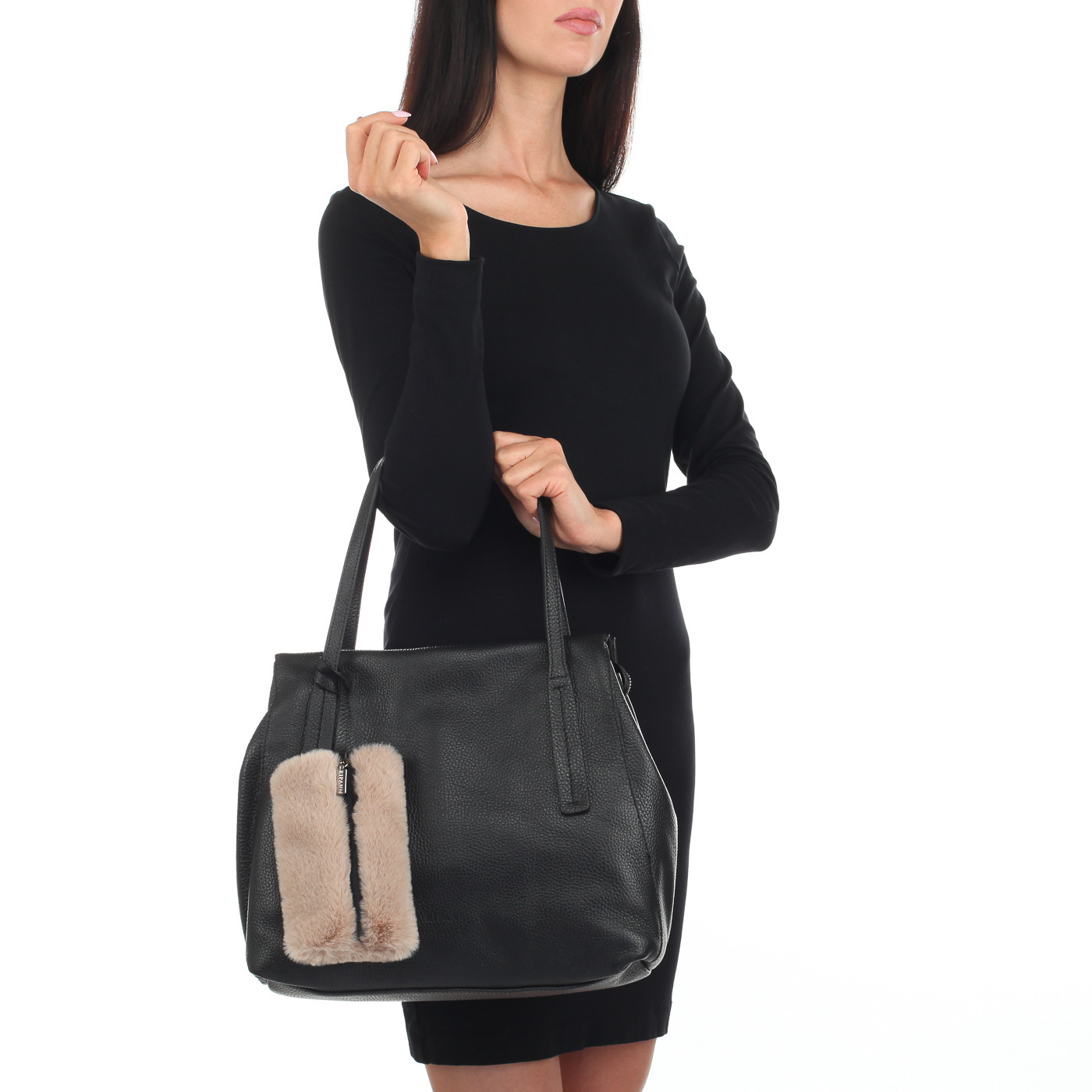 Вместительная сумка на длинных ручках Ripani Zamia