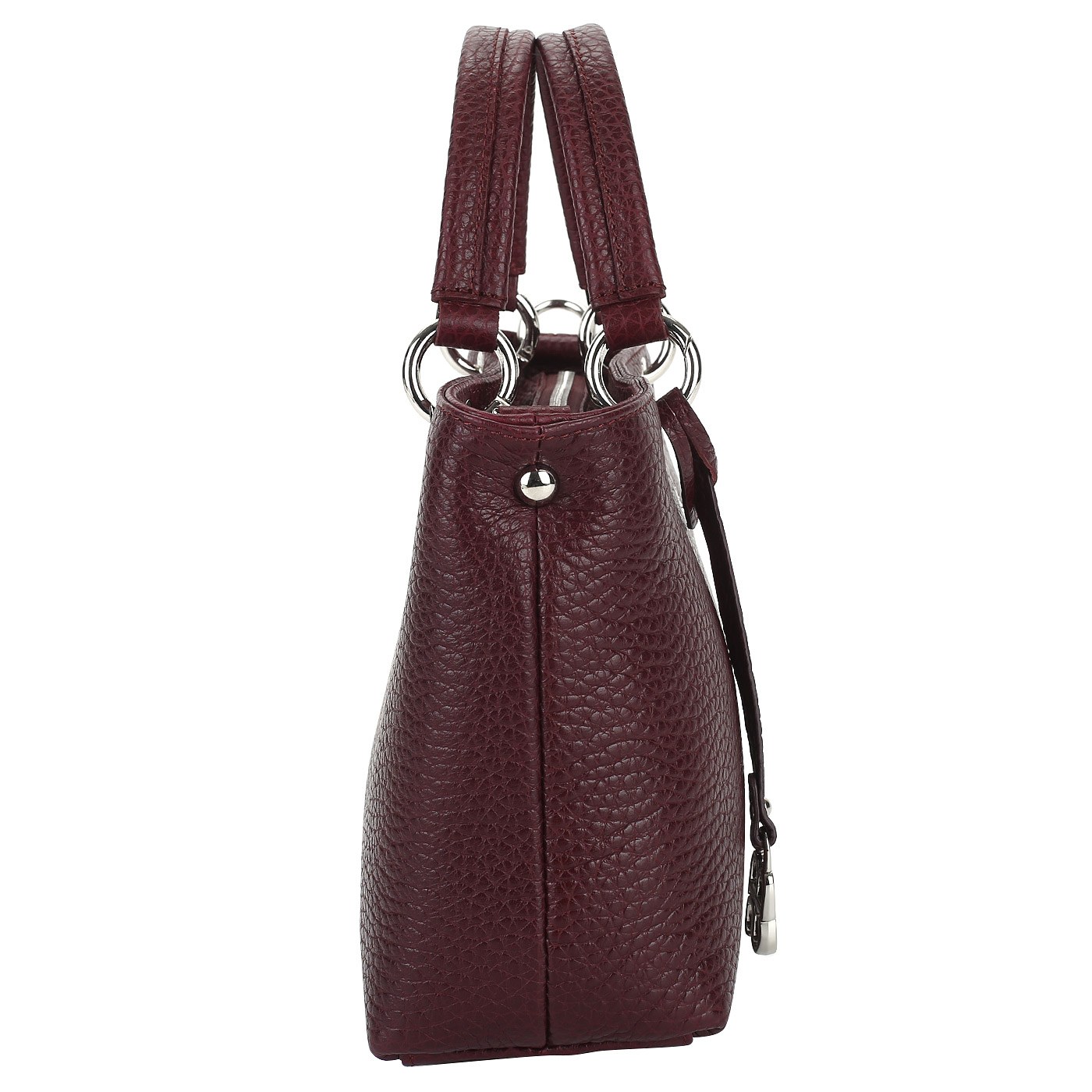 Бордовая кожаная сумка Sara Burglar Cherie Qerida